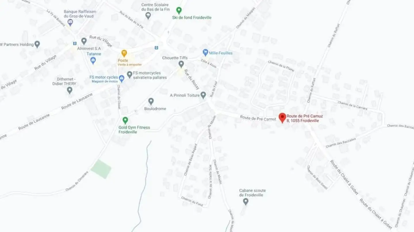 Garage individuel à louer - Route De Pré Camuz 8, 1055 Froideville