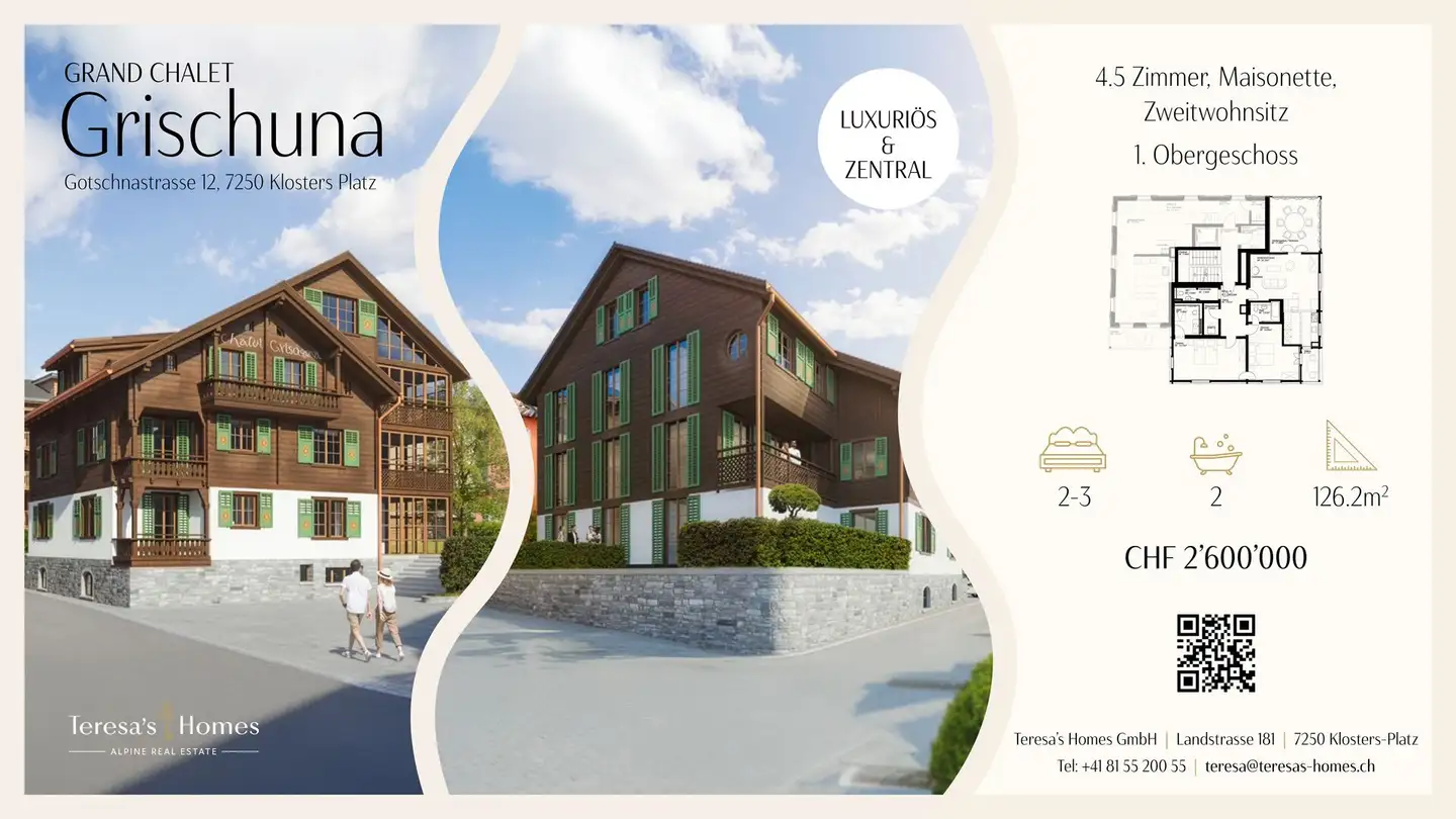 Apartment for sale - Gotschnastrasse, 7250 Klosters