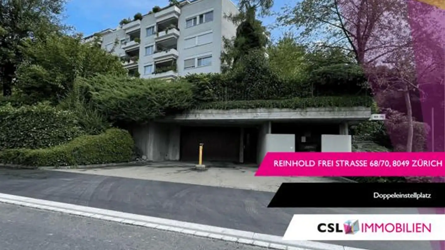 Garage double à louer - Reinhold-Frei-Strasse 68, 8049 Zürich