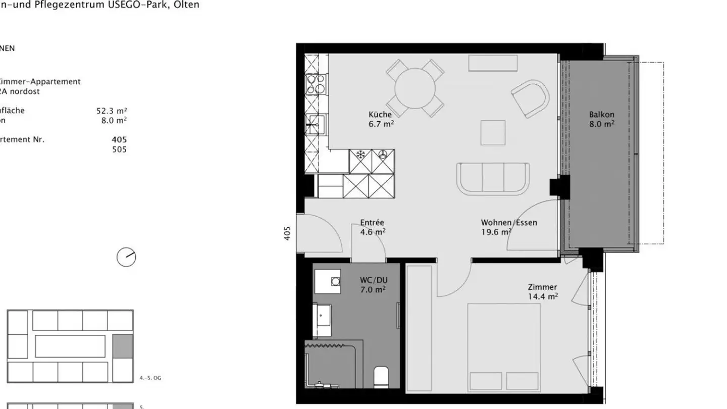 Appartamento in affitto - Solothurnerstrasse 221, 4600 Olten - Photo 3