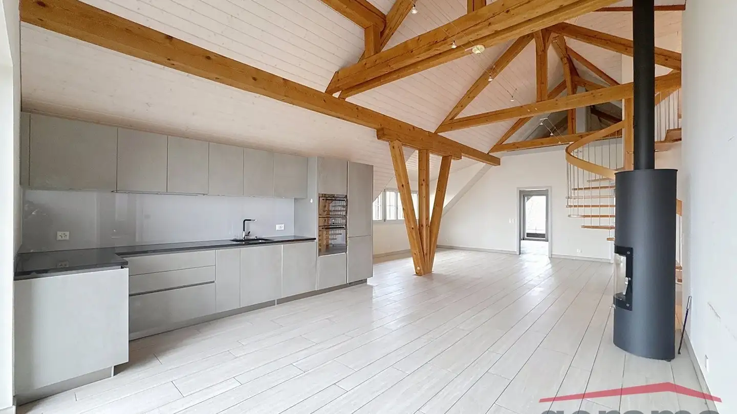 Appartement à louer - Route Du Village 17, 1772 Ponthaux