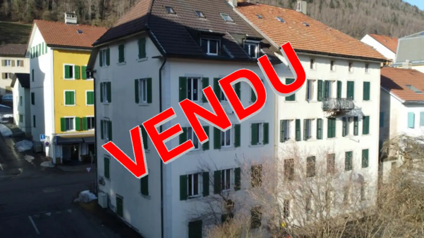 Immeuble résidentiel à vendre - Rue Baptiste-Savoye 36, 2610 St-Imier