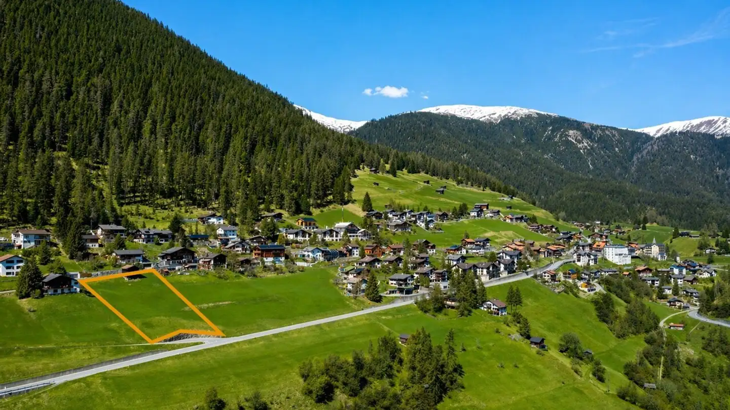 Bauland kaufen - Chrüzaweg, 7494 Davos Wiesen