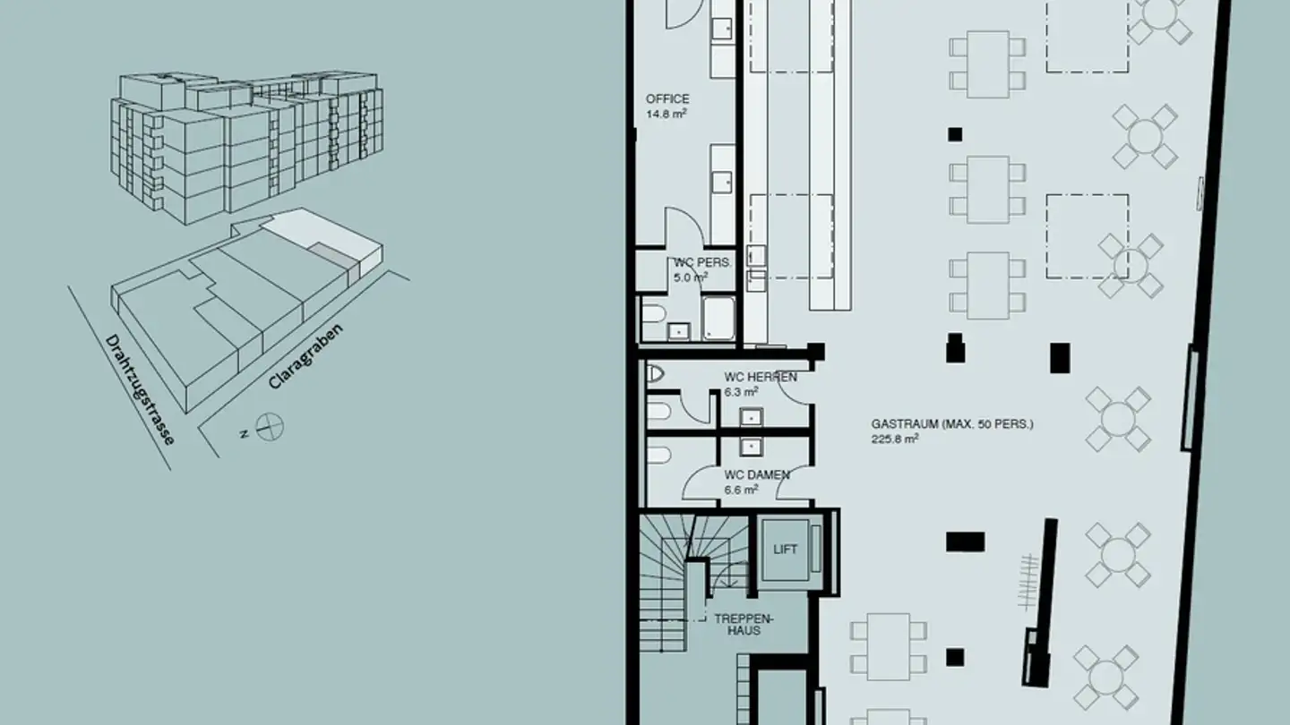 Spazio ufficio in affitto - Claragraben 82, 4058 Basel - Photo 2