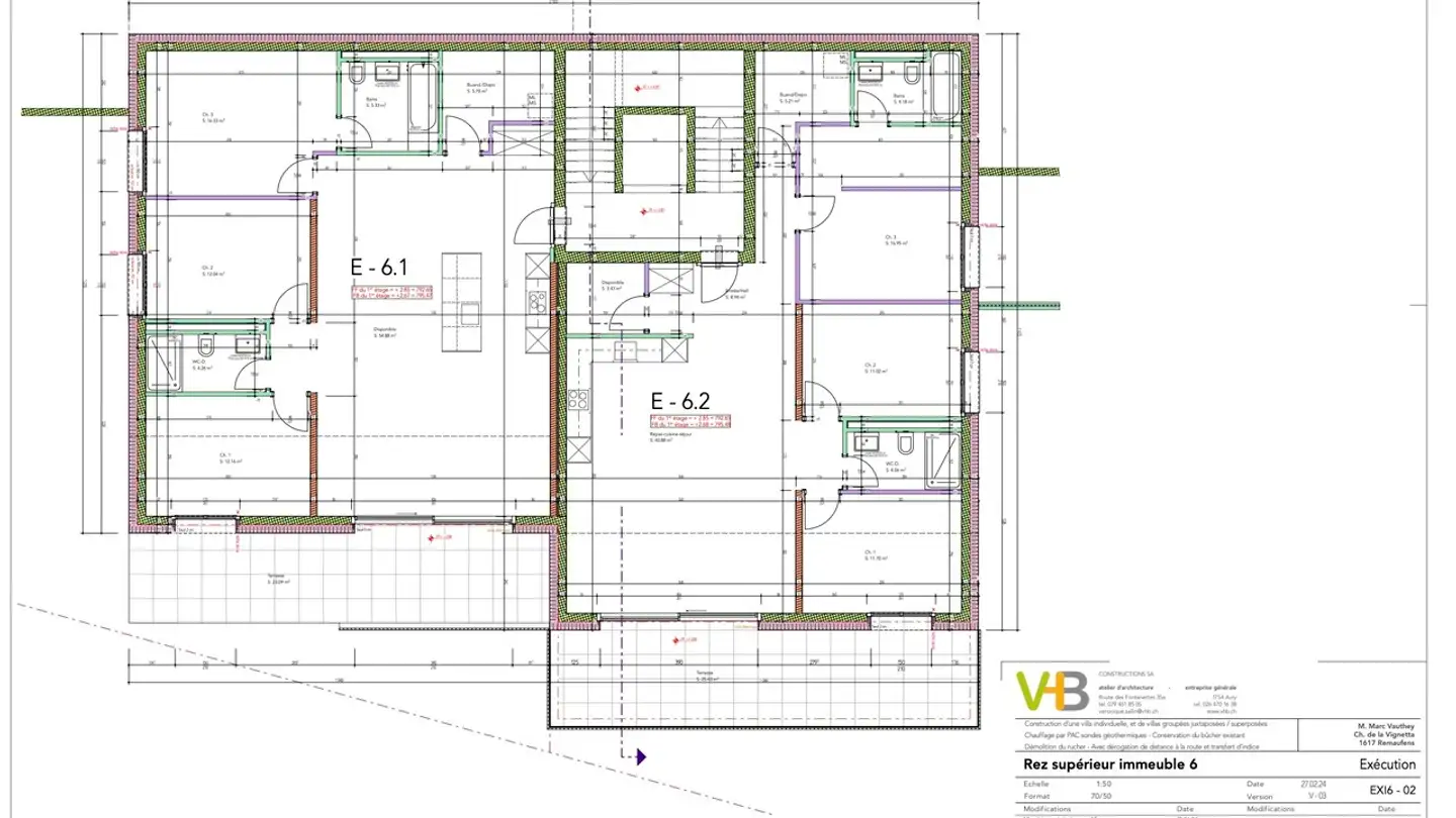 Wohnung mieten - Chemin De La Vignetta 12h, 1617 Remaufens