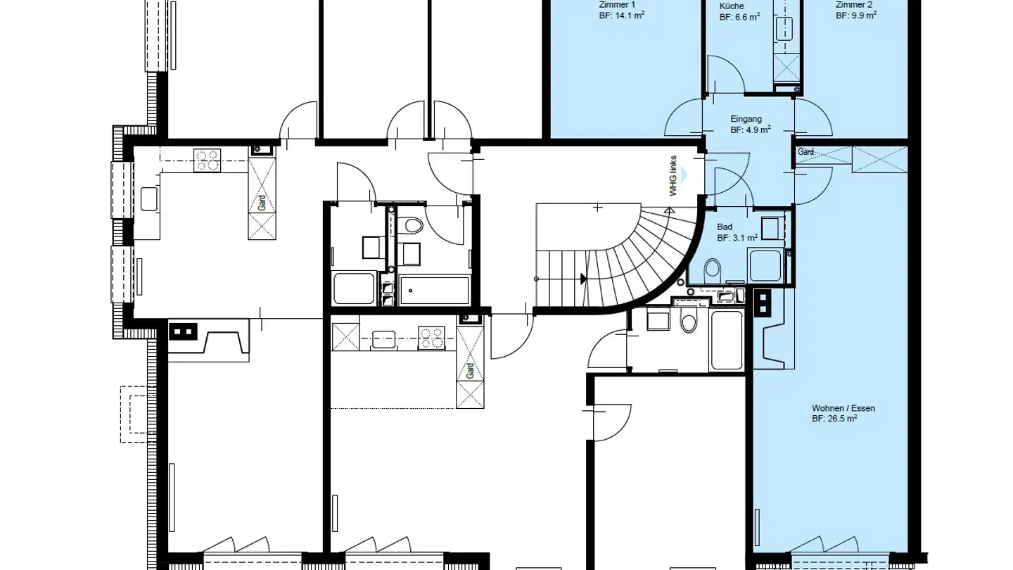 Appartement à louer - Walderstrasse 50, 8340 Hinwil