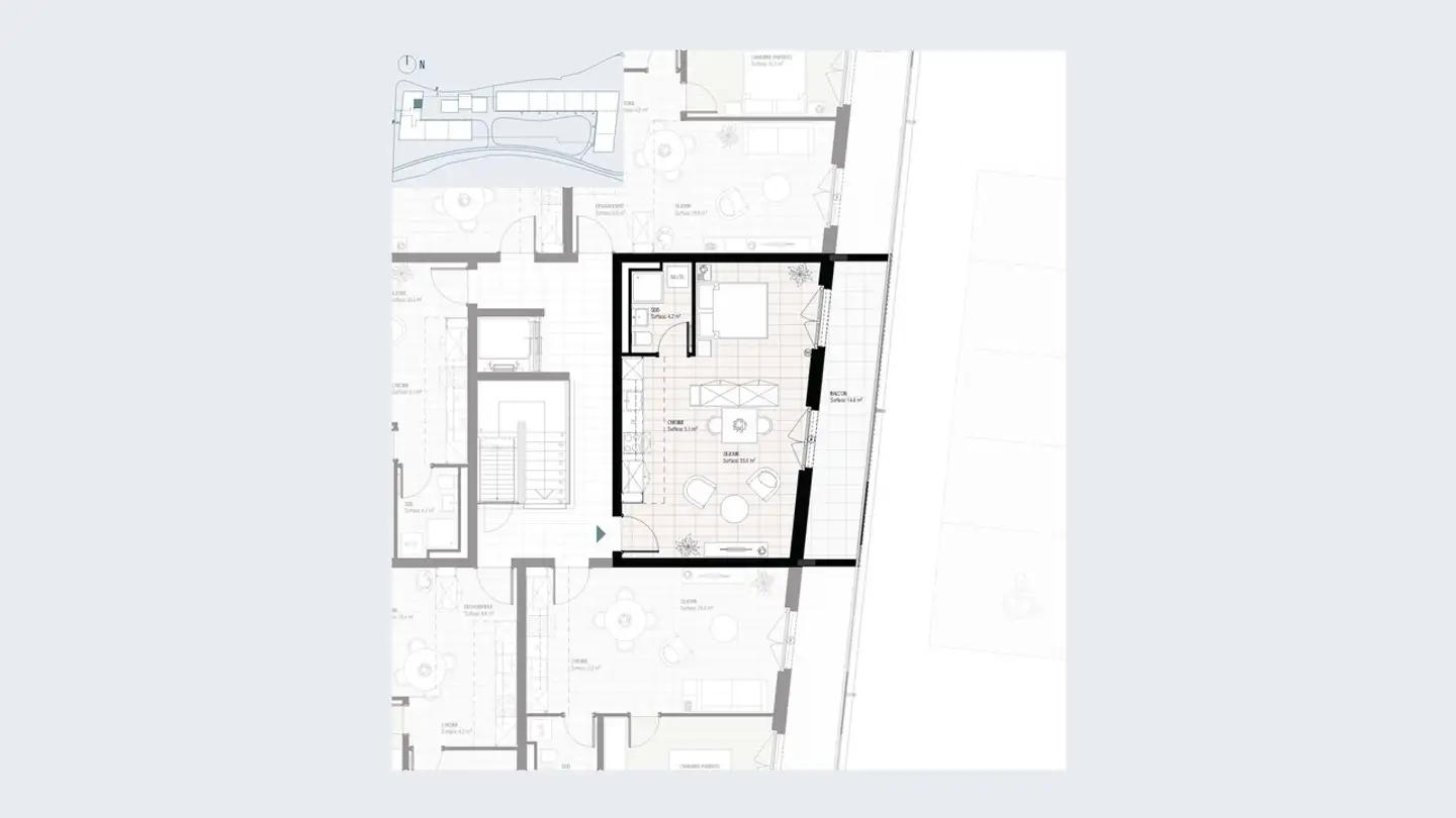 Appartamento in affitto - Le Gottau 12, 1618 Châtel-St-Denis - Foto 2