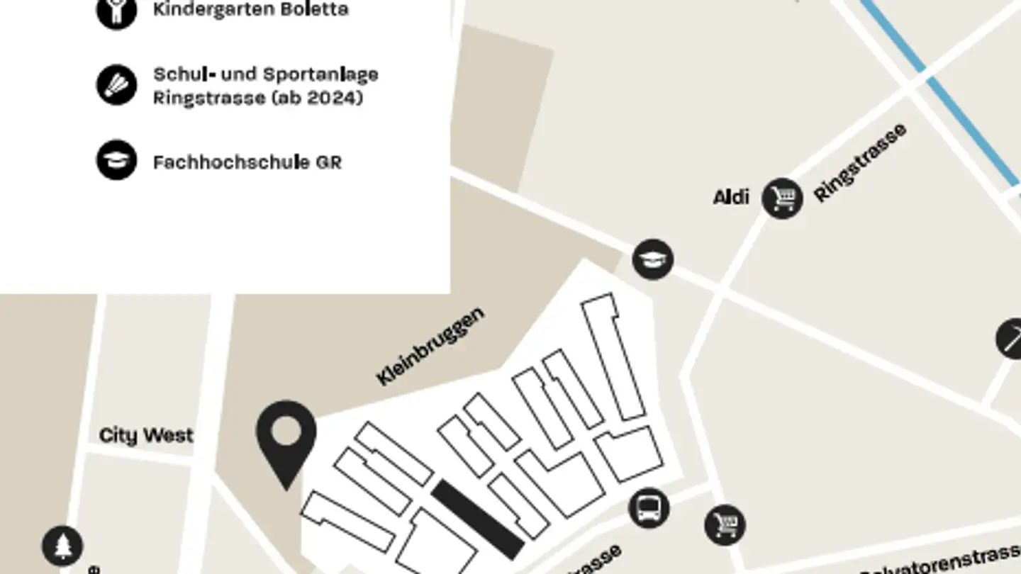 Appartement à louer - Rheinfelsstrasse, 7000 Chur
