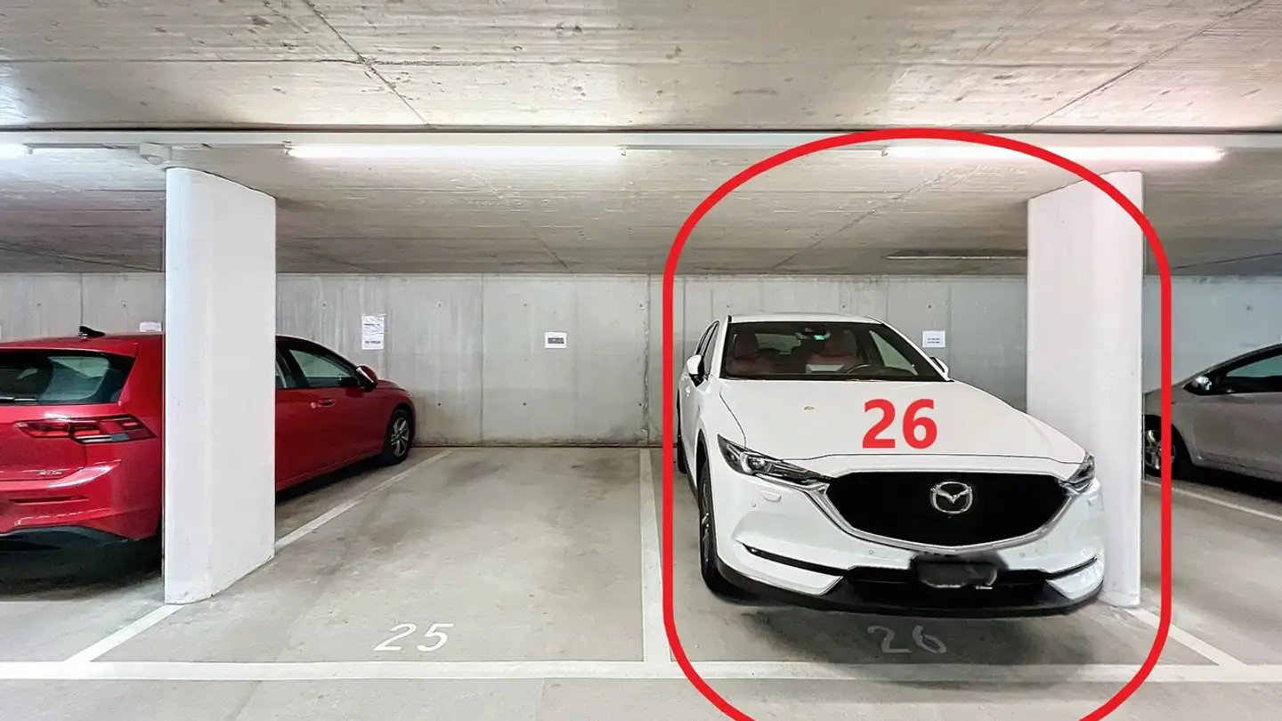 Place de parking souterraine à louer - Chemin Du Cardinal Journet, 1752 Villars-sur-Glâne - Photo 2