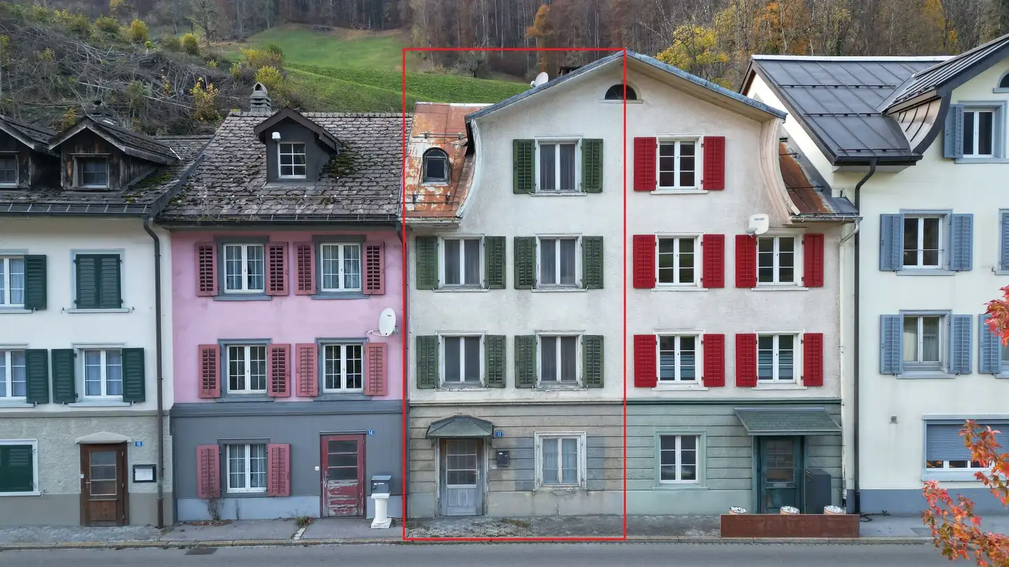 Row house for sale - Hauptstrasse, 8775 Luchsingen