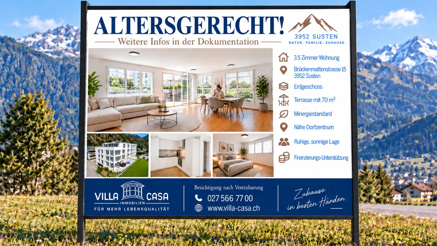 Appartement à vendre - Brückenmattenstrasse 15, 3952 Susten
