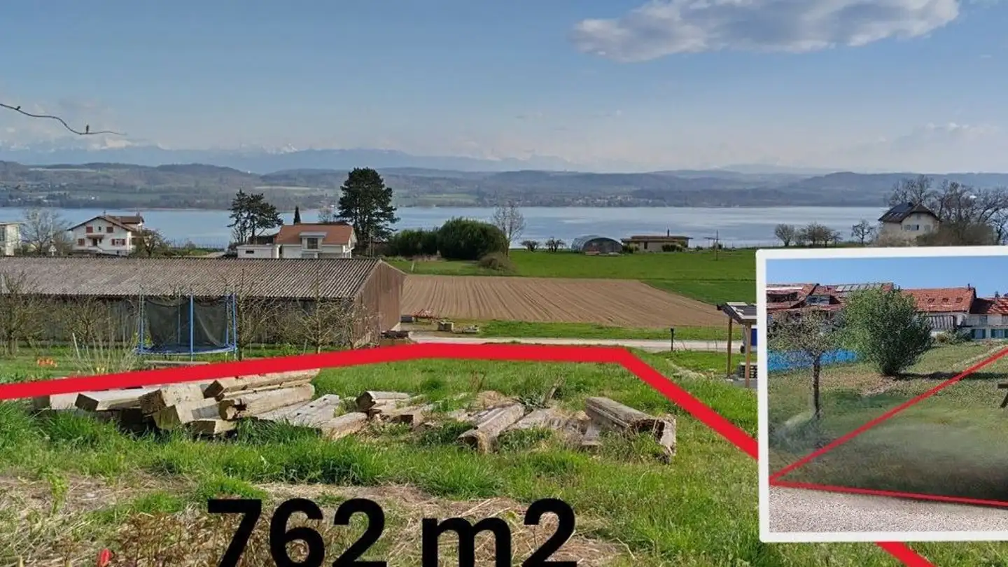 Terreno edificabile in vendita - Route Du Quart-Dessus 24, 1789 Lugnorre