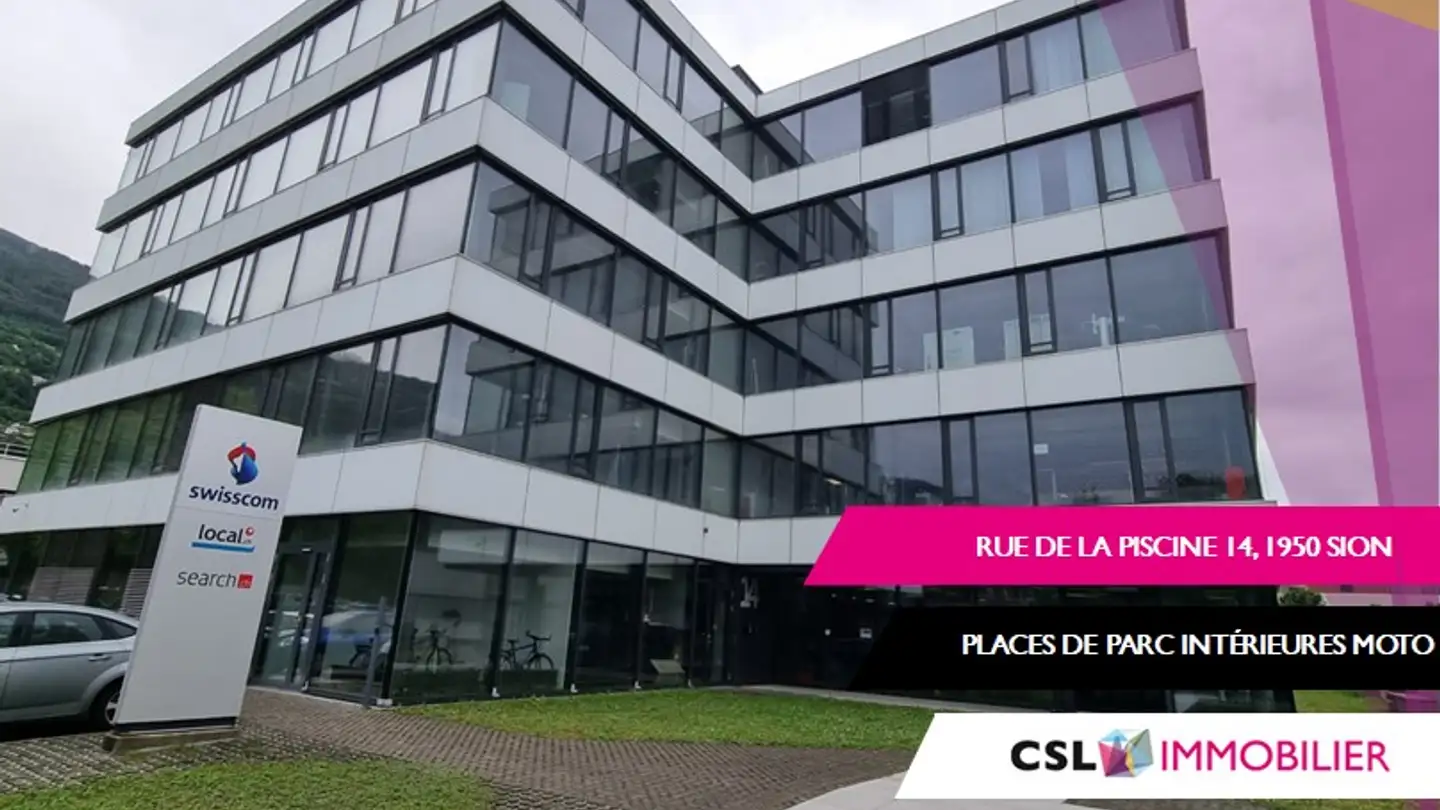 Underground parking space for rent - Route De La Piscine 14, 1950 Sion