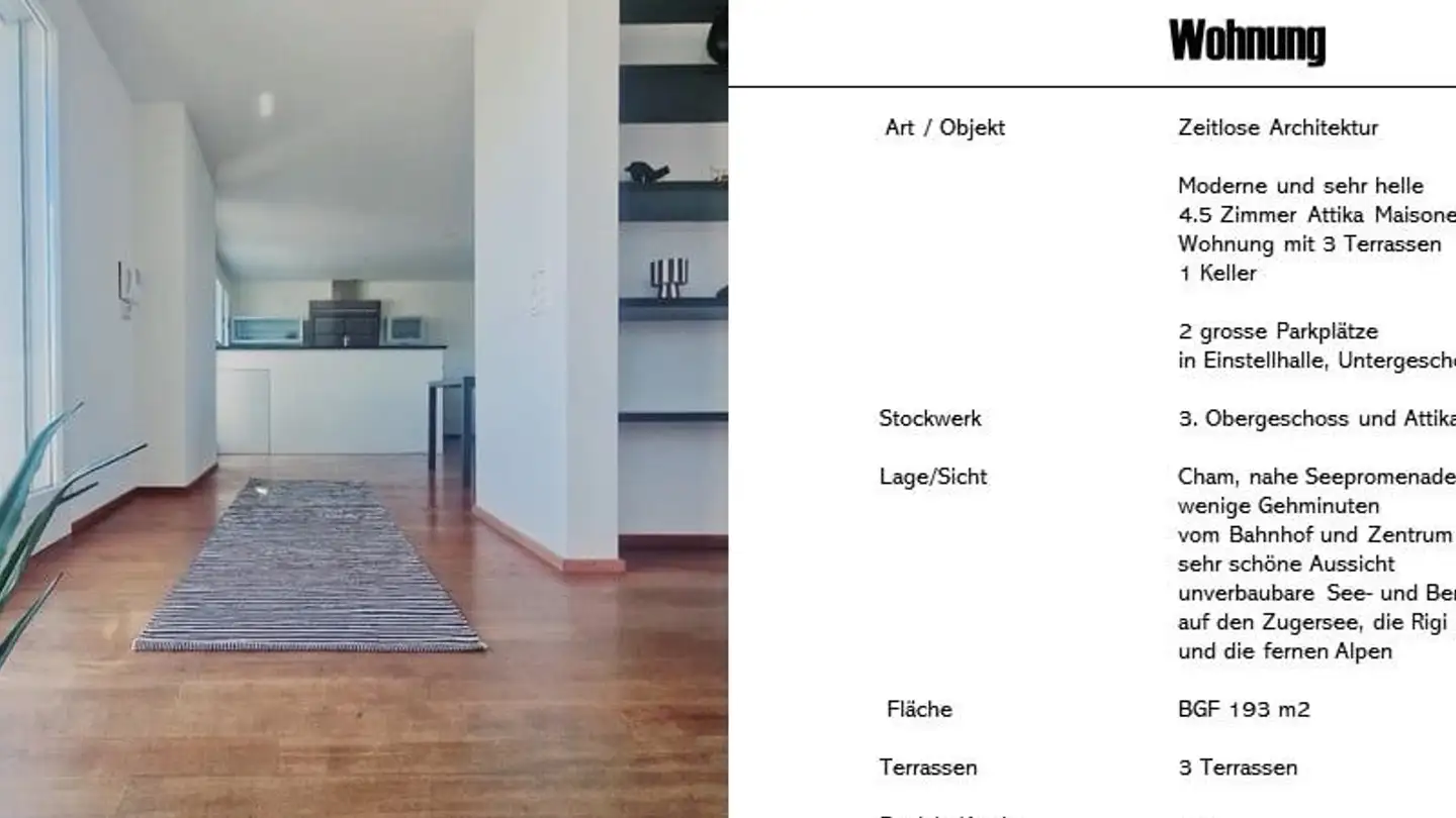 Attico in vendita - Luzernerstrasse, 6330 Cham - Photo 3