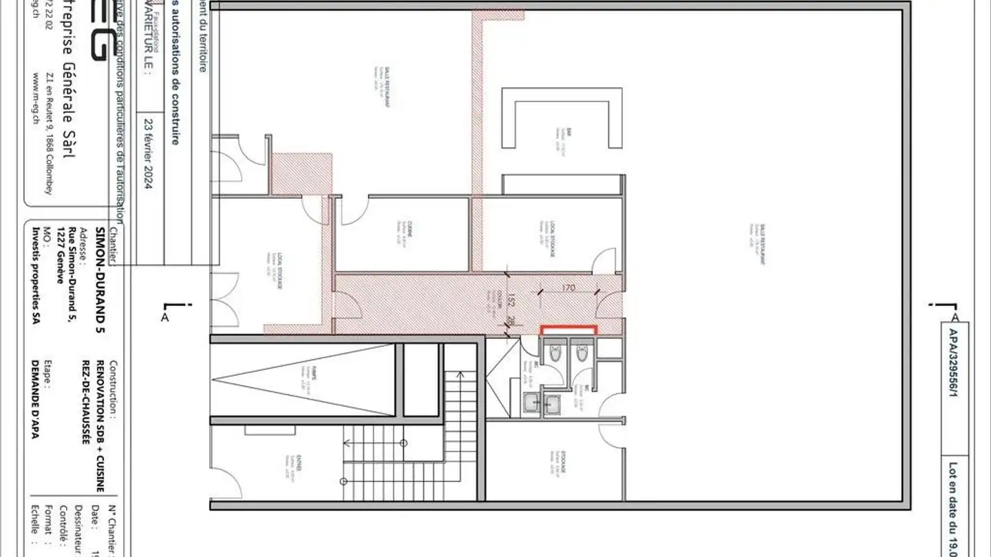 Commercial à louer - Rue Simon- Durand 5, 1227 Les Acacias