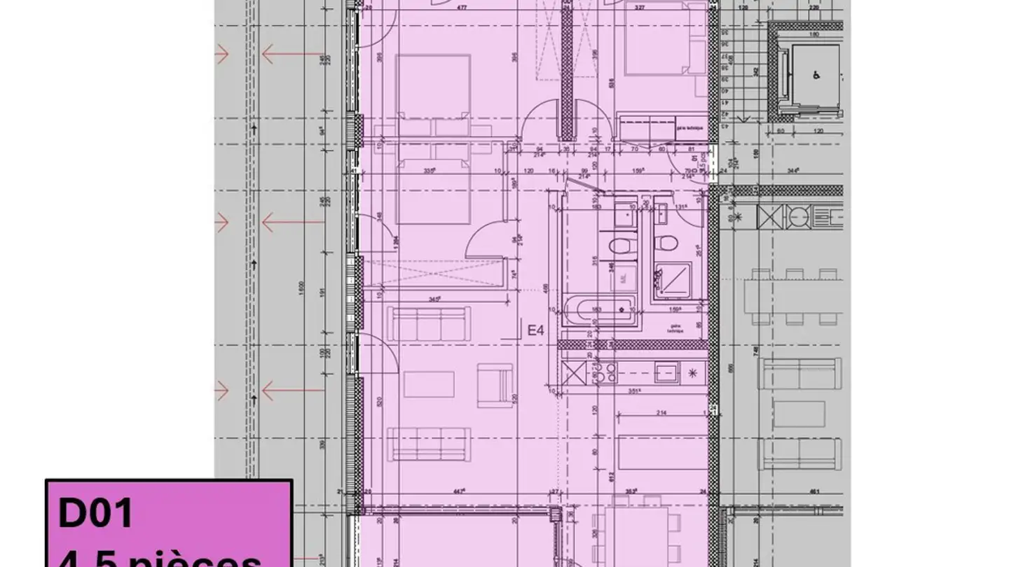 Wohnung mieten - Route Du Pont-Rouge 1b, 1870 Monthey - Foto 3