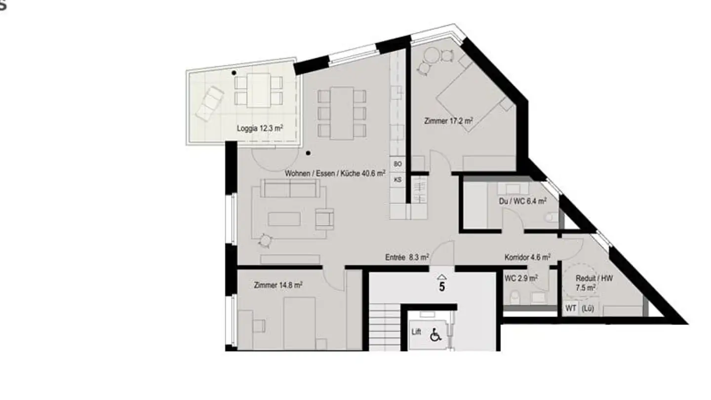 Appartement à louer - Hofmattstrasse 6, 5432 Neuenhof - Photo 3