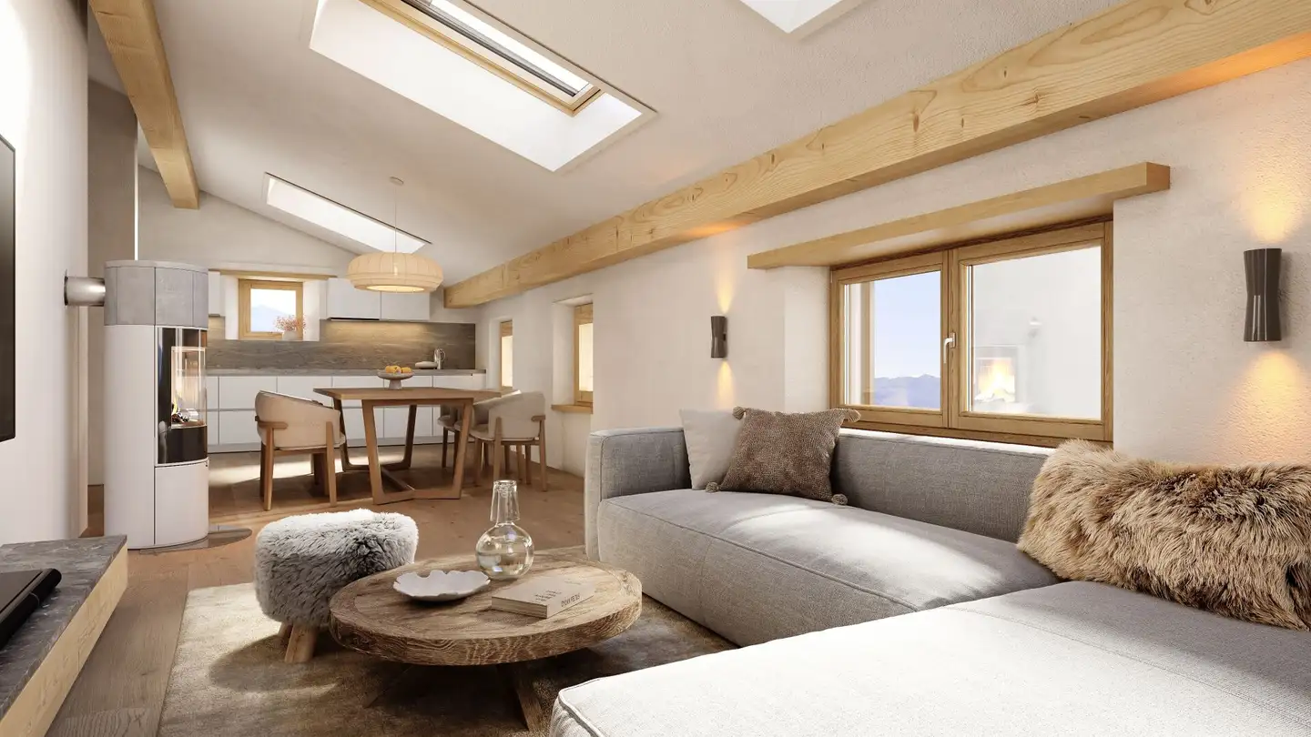 Attico in vendita - Voia Gulera 5, 7492 Alvaneu Dorf