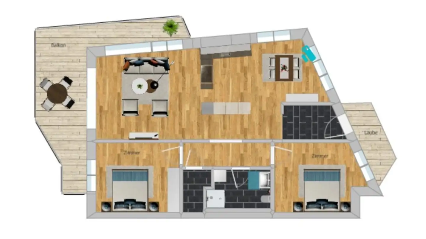 Appartement à louer - Mühleweg 8, 4542 Luterbach - Photo 2