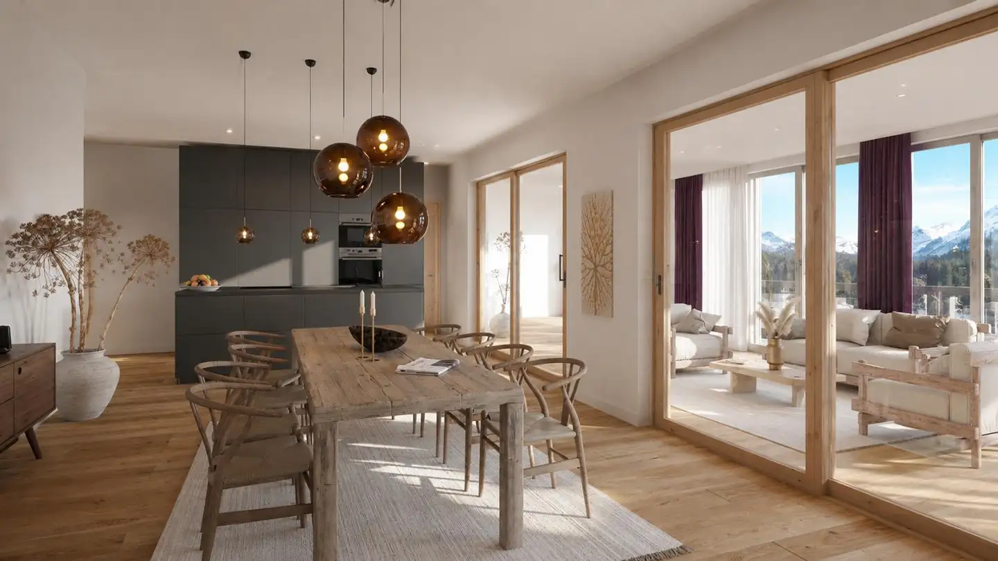 Appartement à louer - Spycherweg 1, 7276 Davos Frauenkirch