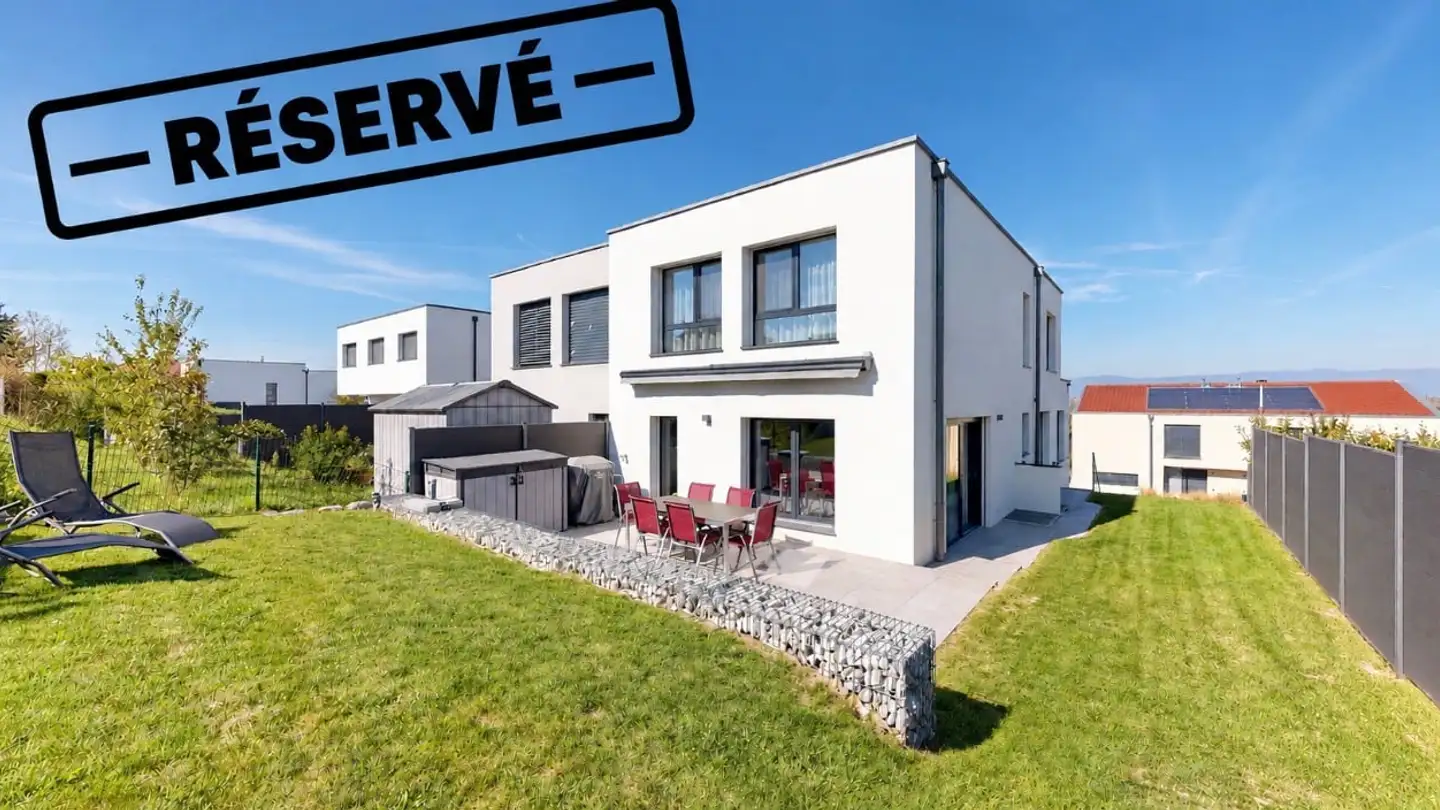 Semi-detached house for sale - Impasse de l’Arbogne 41, 1563 Dompierre FR