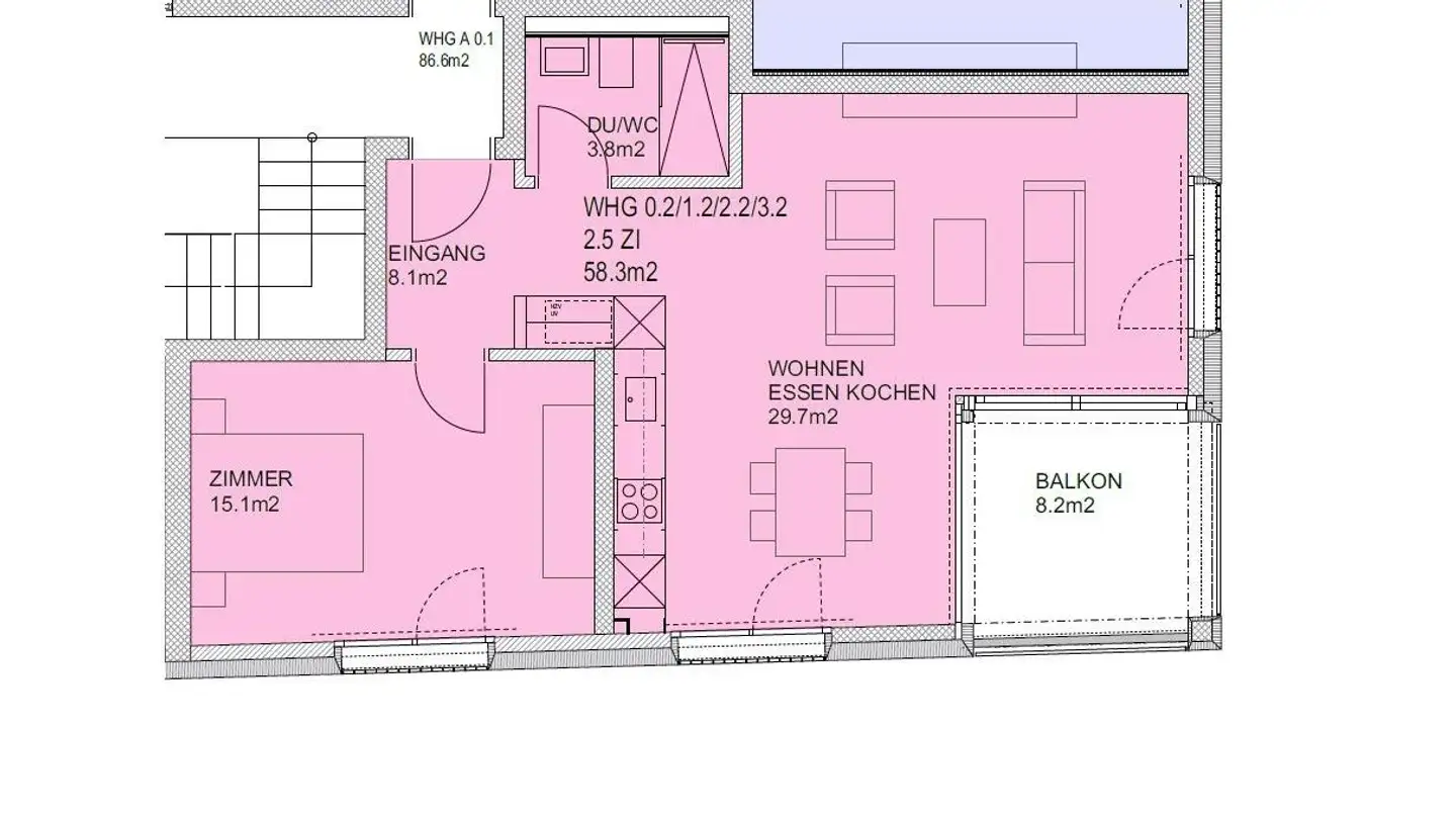 Appartement à louer - Kasernenstrasse 43, 7000 Chur - Photo 4