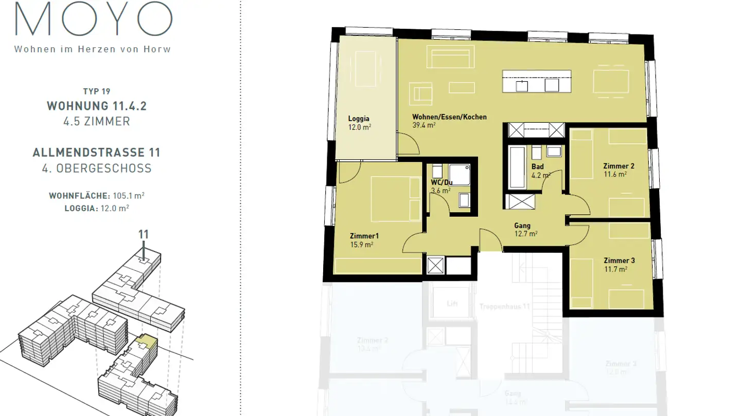 Apartment for rent - 6048 Horw - Photo 4