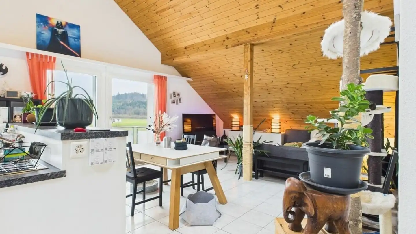 Dachgeschosswohnung mieten - Rickenstrasse 89, 8646 Wagen - Foto 3