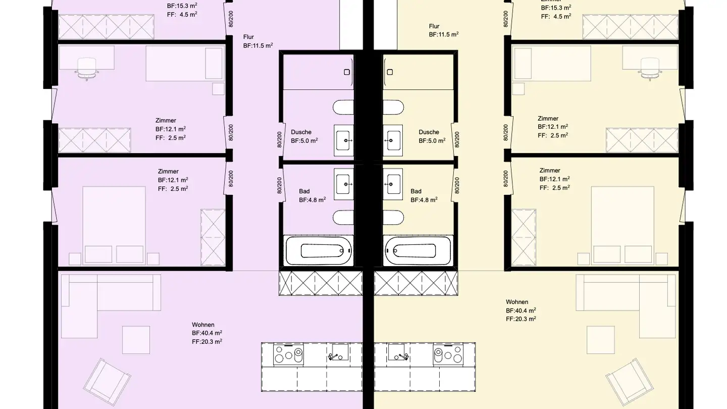 Appartamento in vendita - Route Principale / Hauptstrasse 13, 1796 Courgevaux - Foto 4