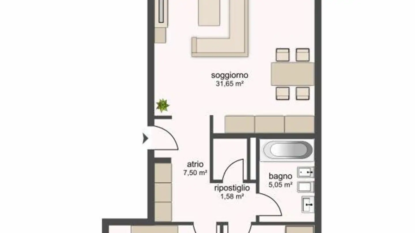Appartamento in affitto - Alla Monda 14, 6515 Gudo - Foto 3