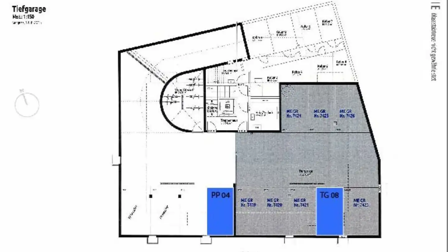 Tiefgaragenstellplatz mieten - Dorfstrasse 20, 7323 Wangs - Foto 2