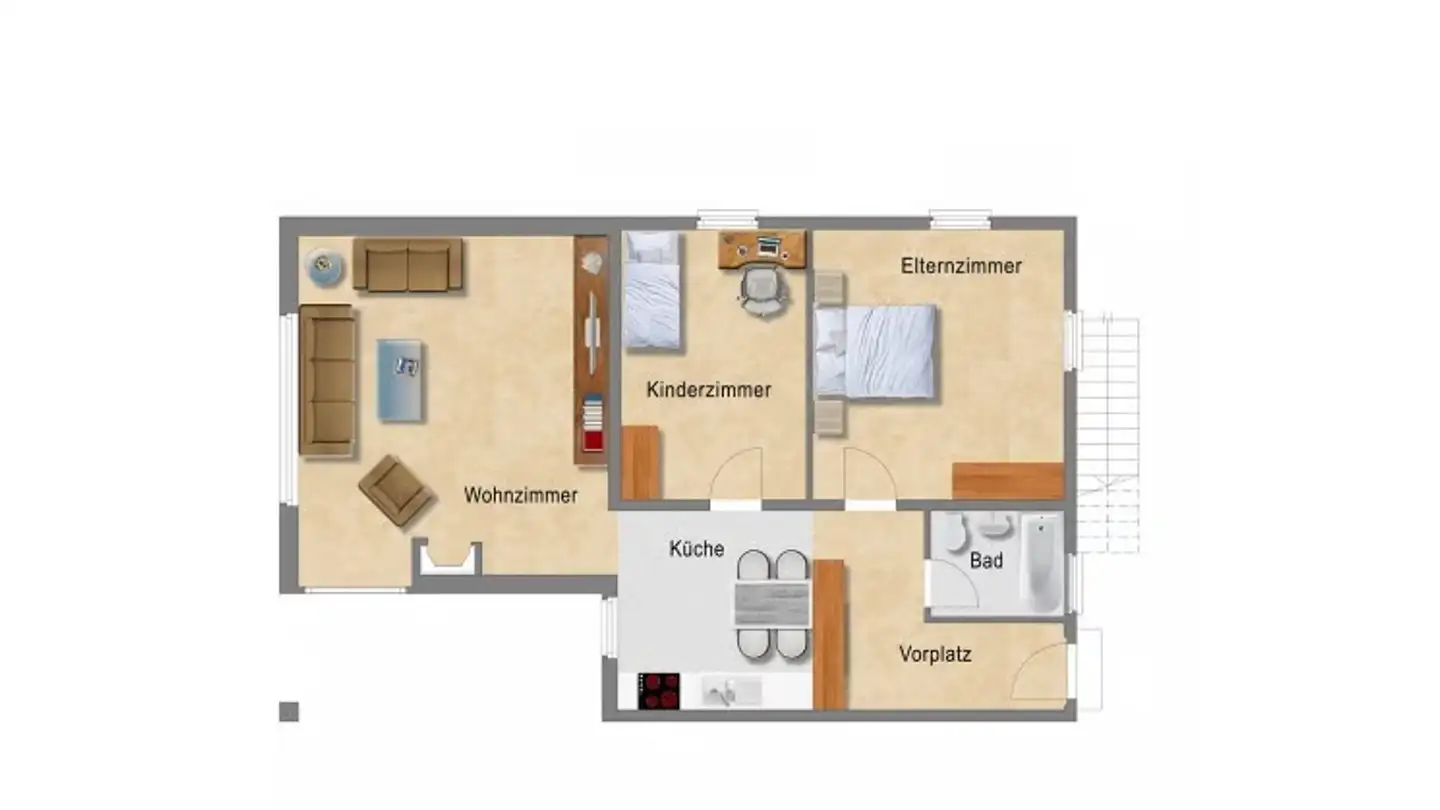 Wohnung mieten - Kieswerkstrasse 39, 3427 Utzenstorf - Foto 3