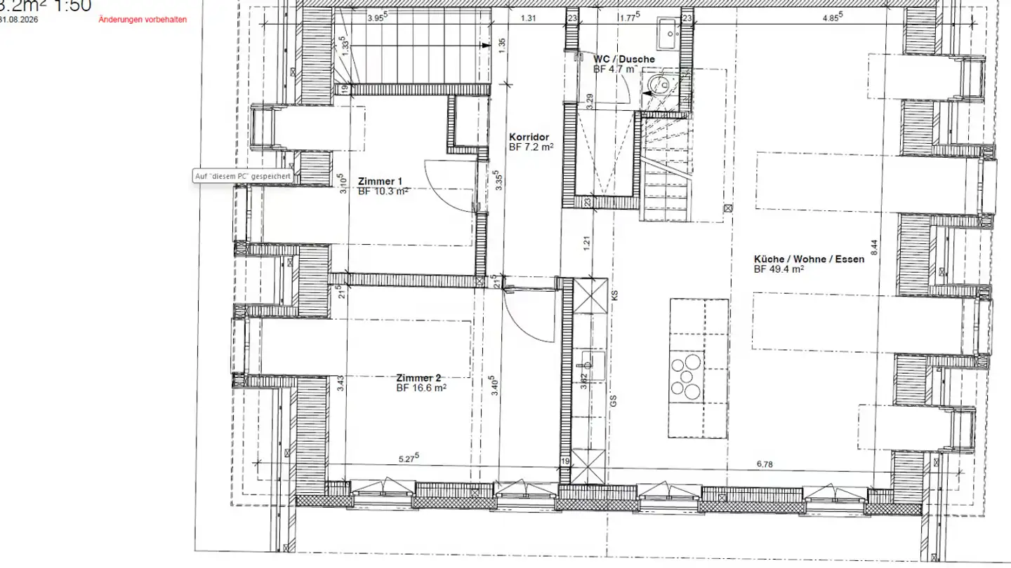 Duplex in affitto - Feldstrasse 3, 8400 Winterthur - Foto 2