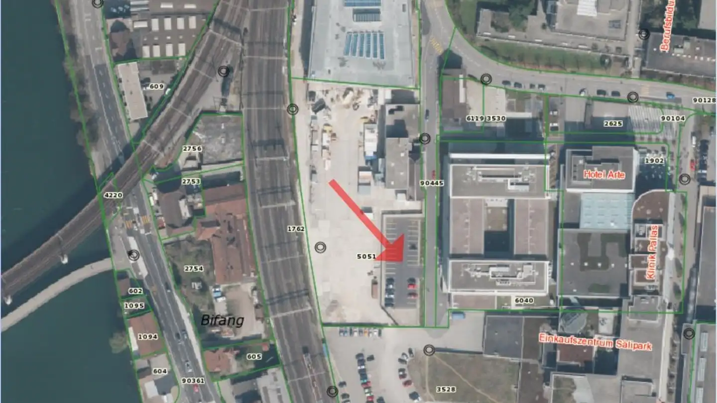 Place de parking extérieure à louer - Von-Roll-Strasse 24, 4600 Olten