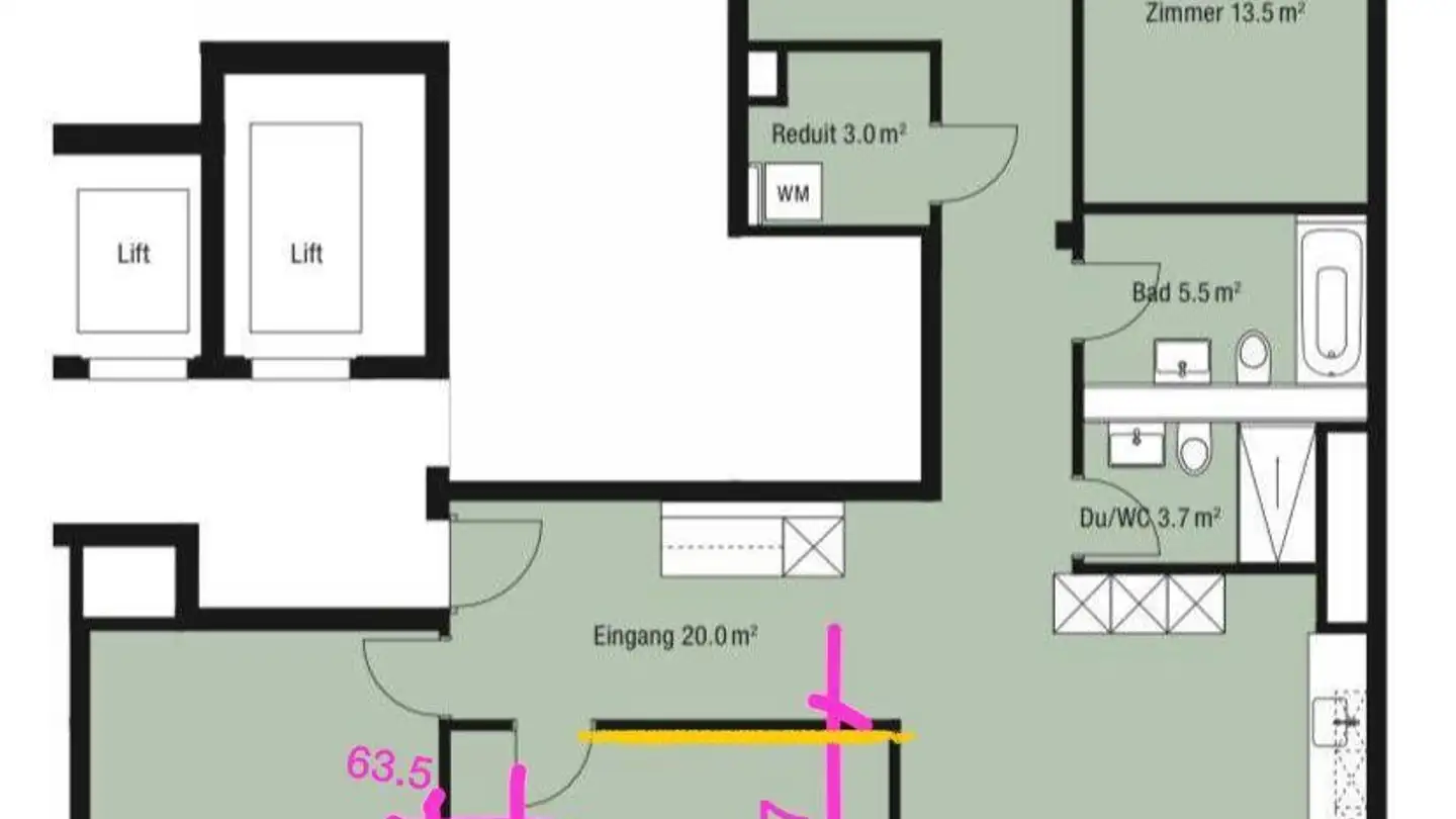 Zimmer mieten - Naphtastrasse 6, 8005 Zürich - Foto 3