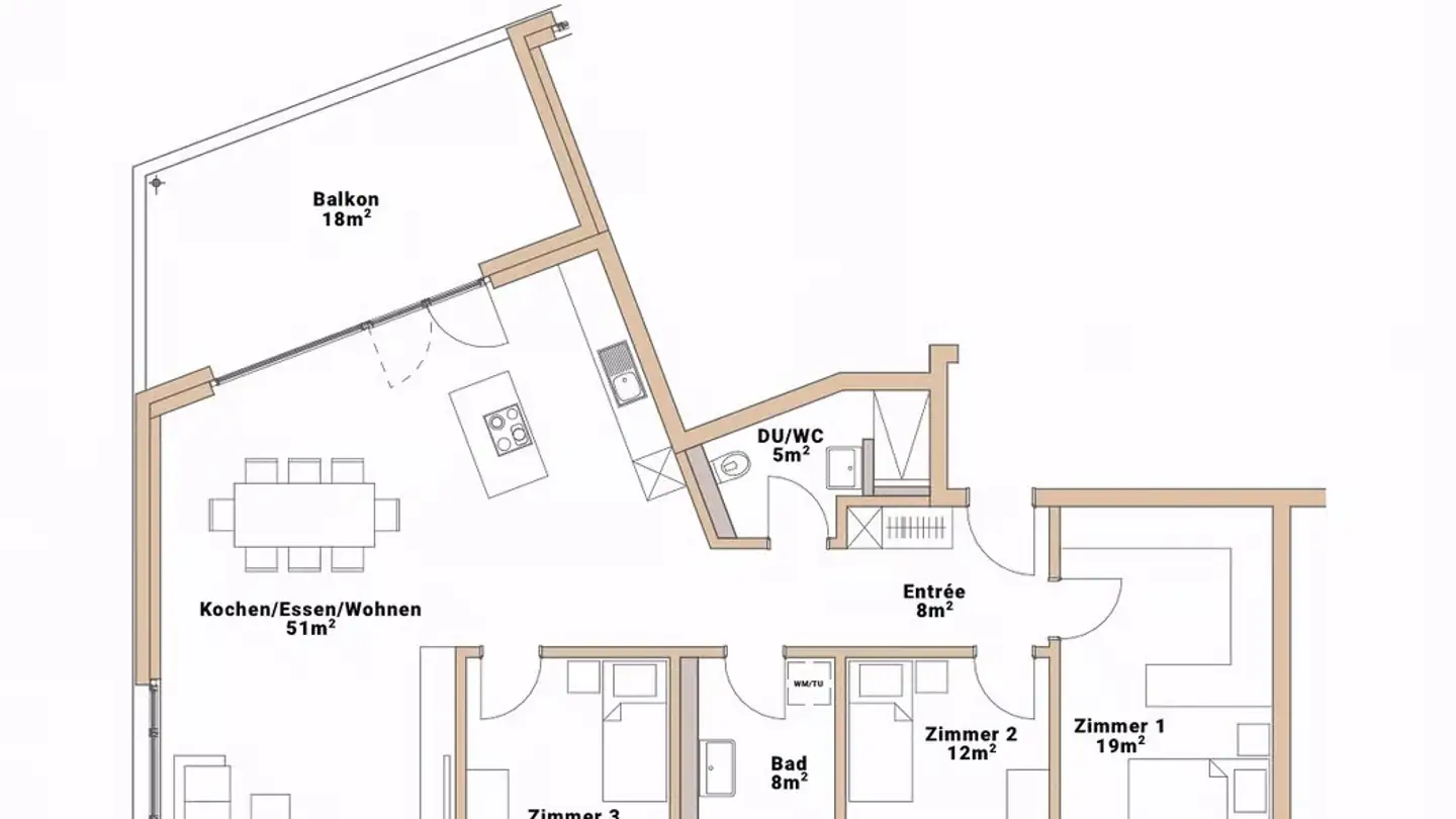 Appartement à louer - Oberstrasse 119, 9000 St. Gallen - Photo 2
