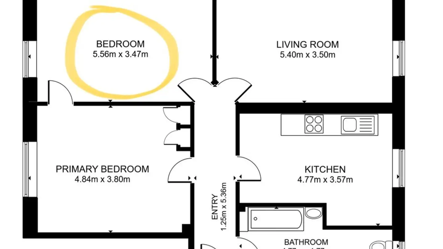 Zimmer mieten - 8050 Zürich - Foto 4