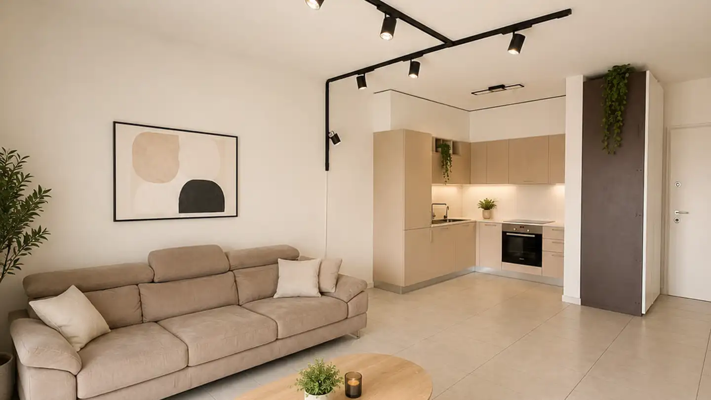 Attique à louer - Viale Carlo Pereda 5, 6828 Balerna - Photo 4