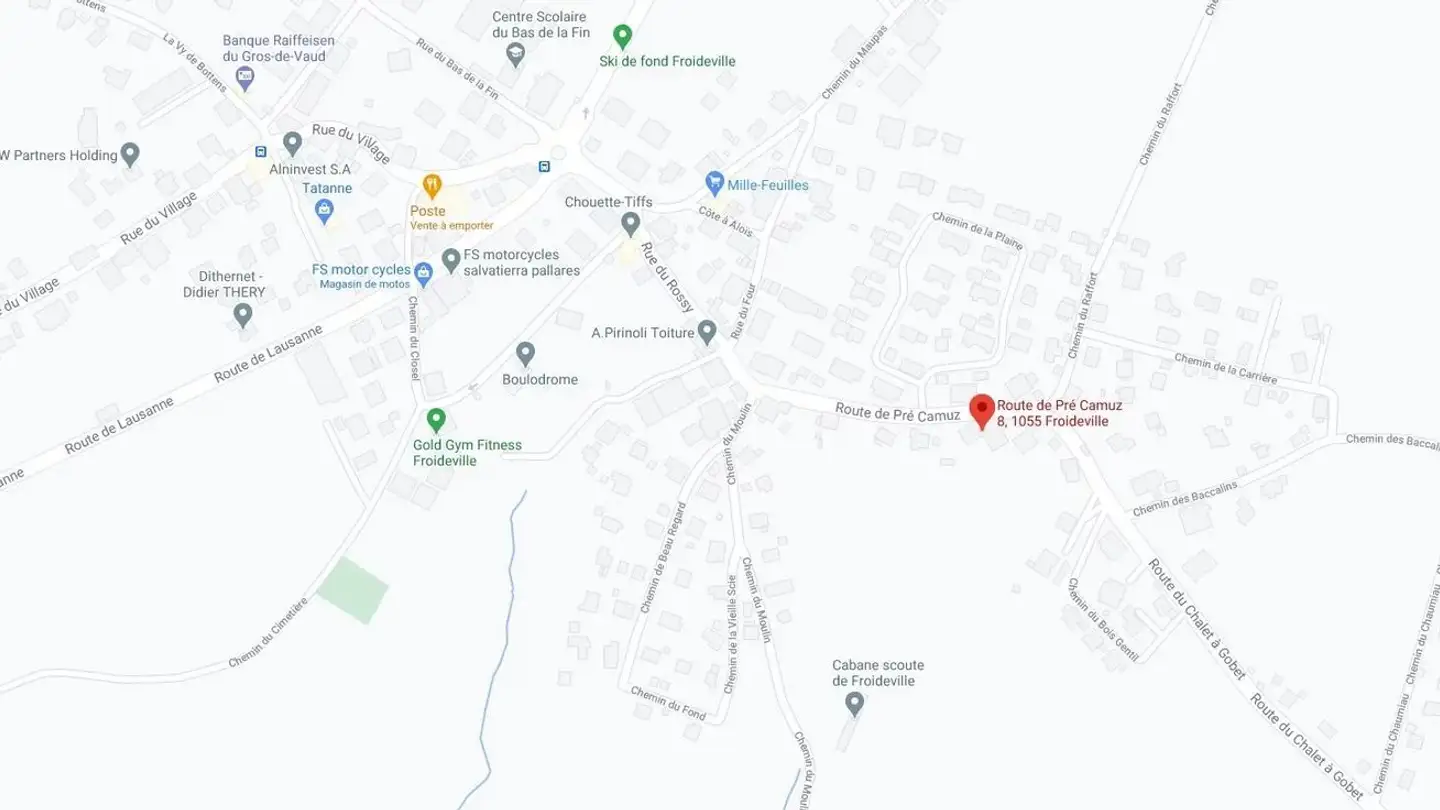 Parcheggio esterno in affitto - Route De Pré Camuz 8, 1055 Froideville