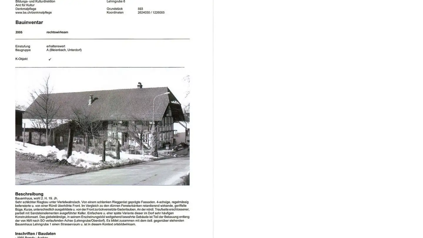 Appartement à louer - Lehmgrube 3, 3368 Bleienbach