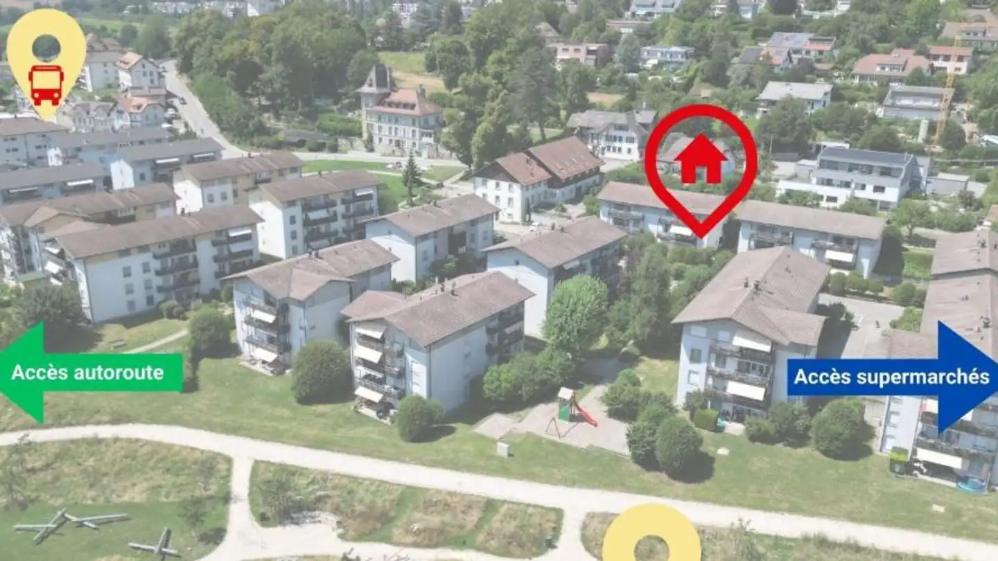 Wohnung mieten - Chemin de la Fontaine 2, 1752 Villars-sur-Glâne - Foto 4
