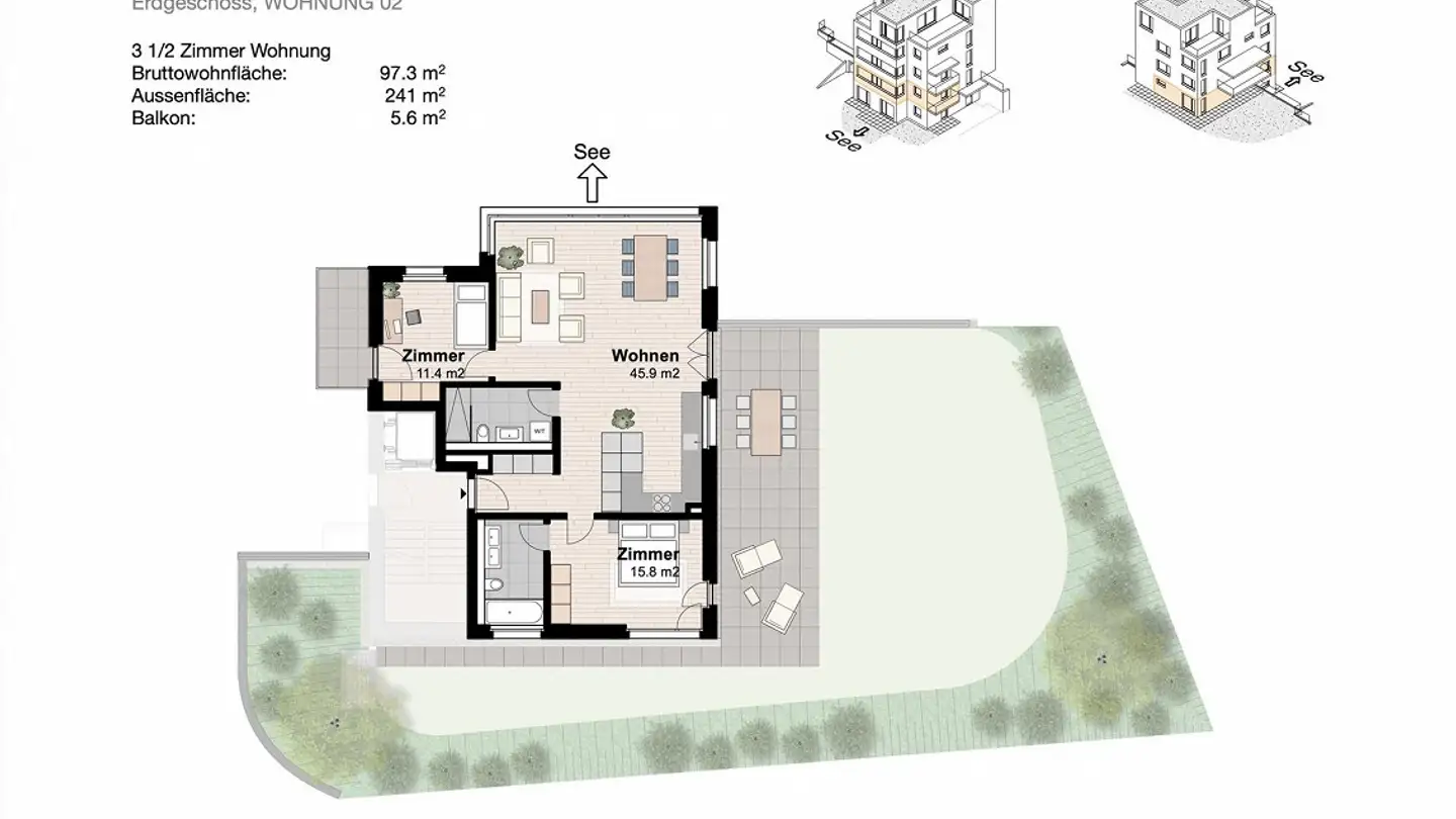 Wohnung kaufen - Sennhüttenstrasse 5, 8810 Horgen - Foto 4