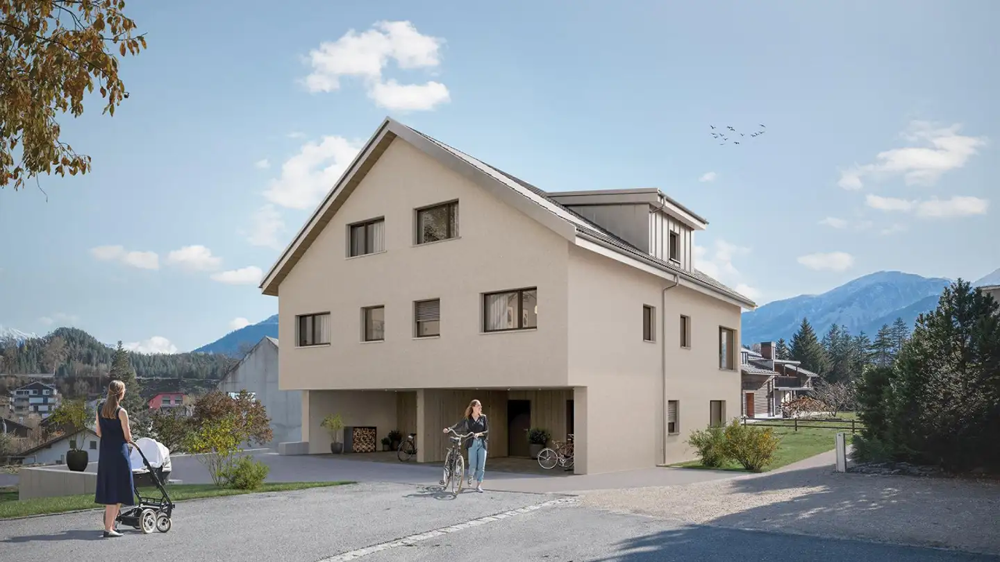 Semi-detached house for sale - Via Ruegna, 7016 Trin Mulin