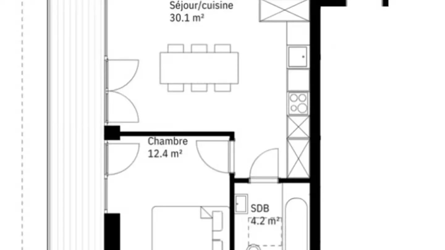 Appartamento in affitto - 1317 Orny