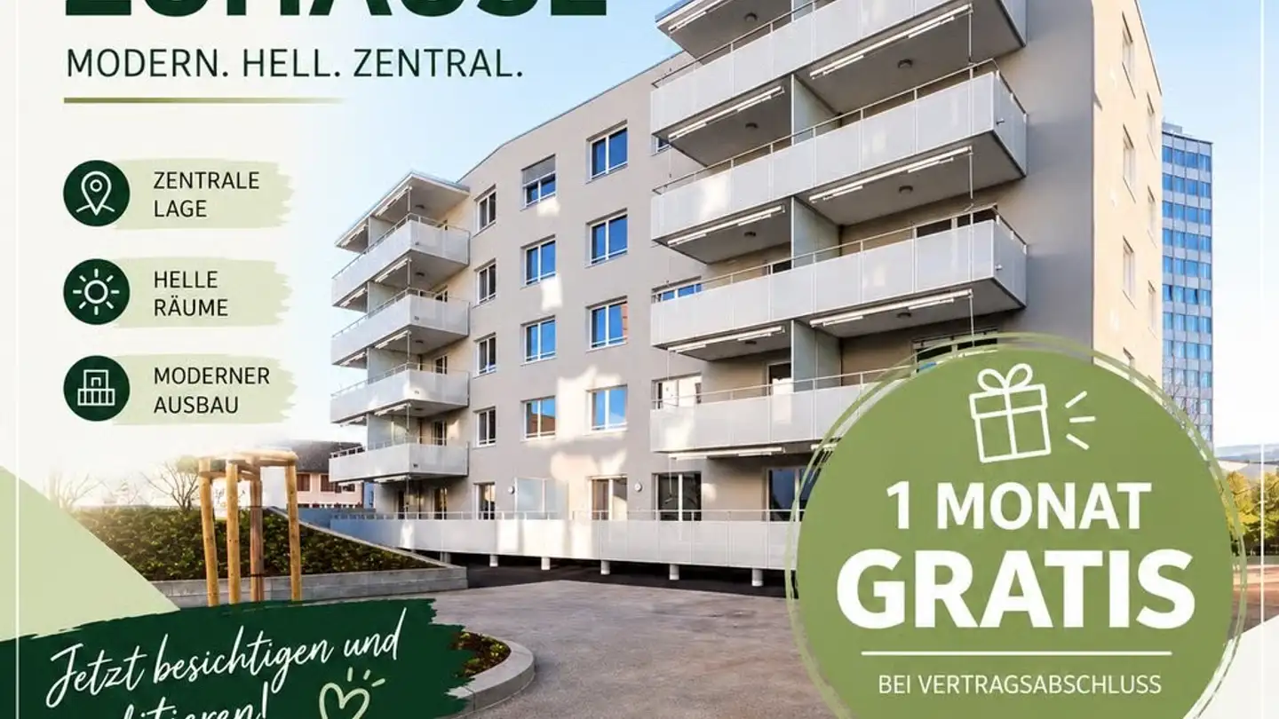 Appartamento in affitto - Sagiweg 12, 5737 Menziken