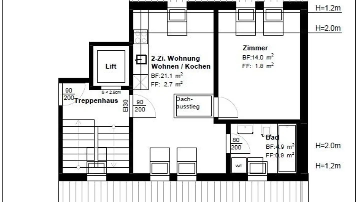 Stepped apartment for rent - Dubsstrasse 31, 8003 Zürich - Photo 4