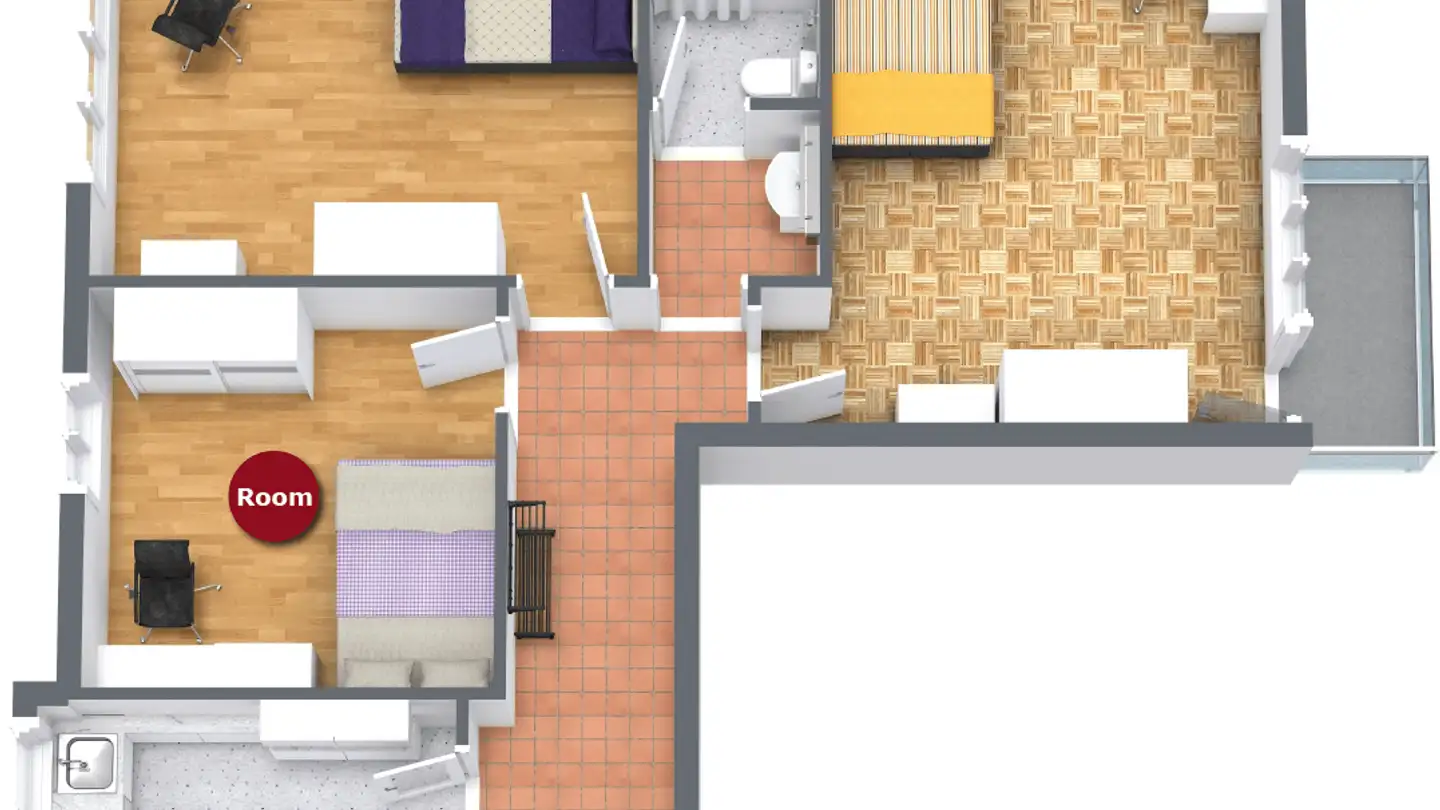 Stanza singola in affitto - Auhofstrasse 20, 8051 Zürich - Photo 2