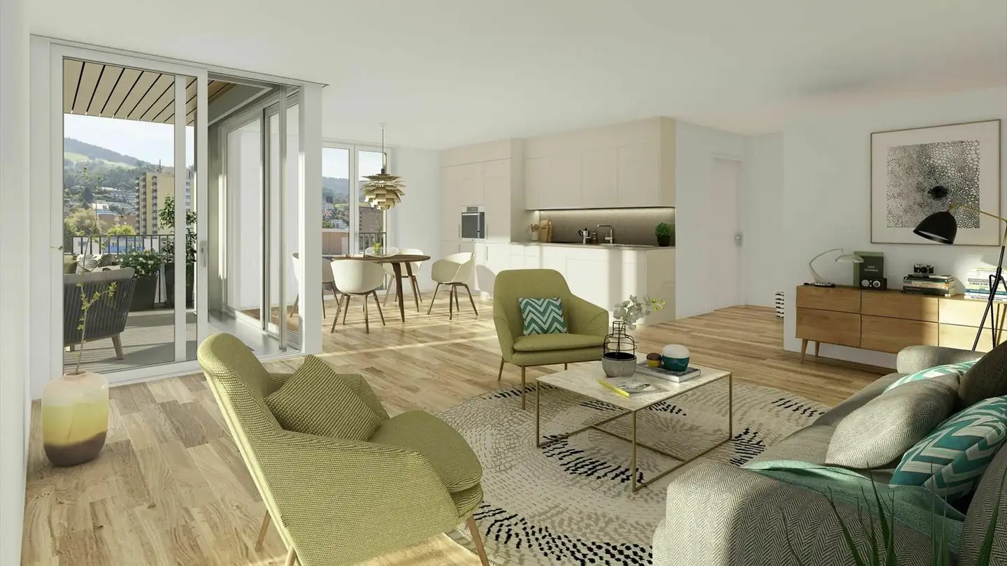 Wohnung mieten - Pestalozzistrasse 45, 9400 Rorschach - Foto 2