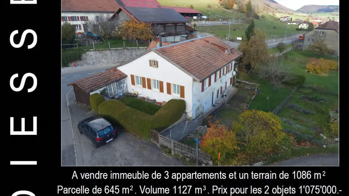 Maison individuelle à vendre - 2517 Diesse