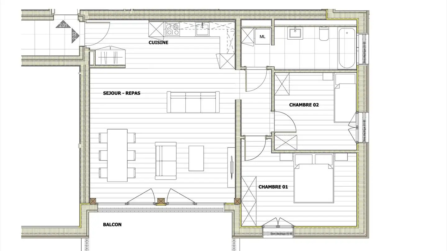 Appartamento in affitto - Chemin Du Verger, 1868 Collombey - Photo 4